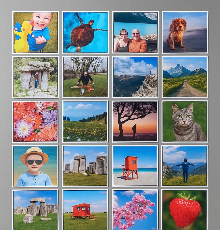 Personalised Photo Fridge Magnet Tiles – Gift for Her, Mum, or Home