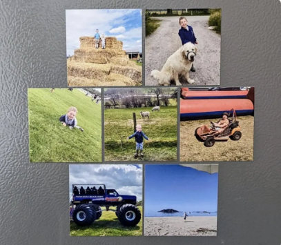 6cm Photo Fridge Magnets, Square Magnetic Picture Tiles