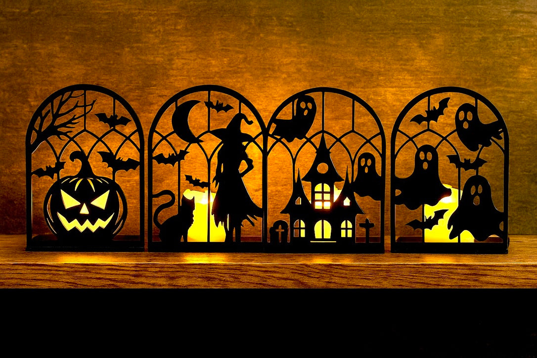 Spooky Halloween Candle Holder