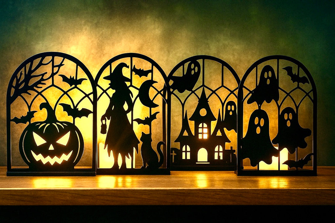 Spooky Halloween Candle Holder