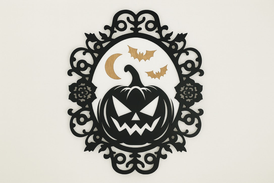 Halloween Wall Art – Gothic Pumpkin or Ghost Sign