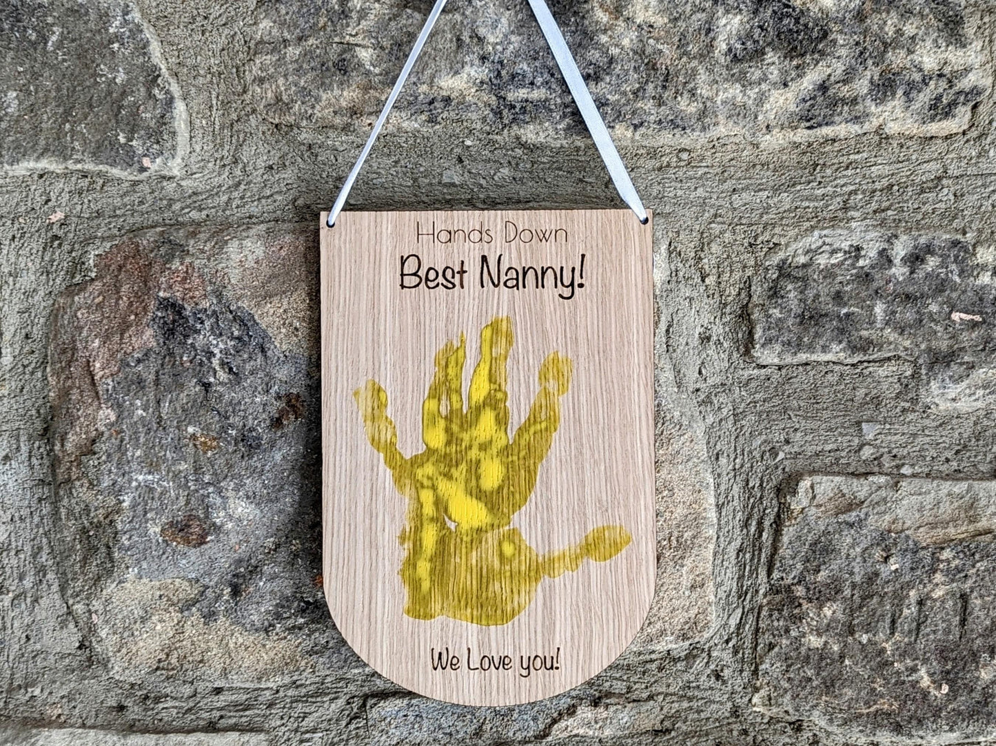 Personalised Handprint Art – Gift for Nanny, Grandma or Mum