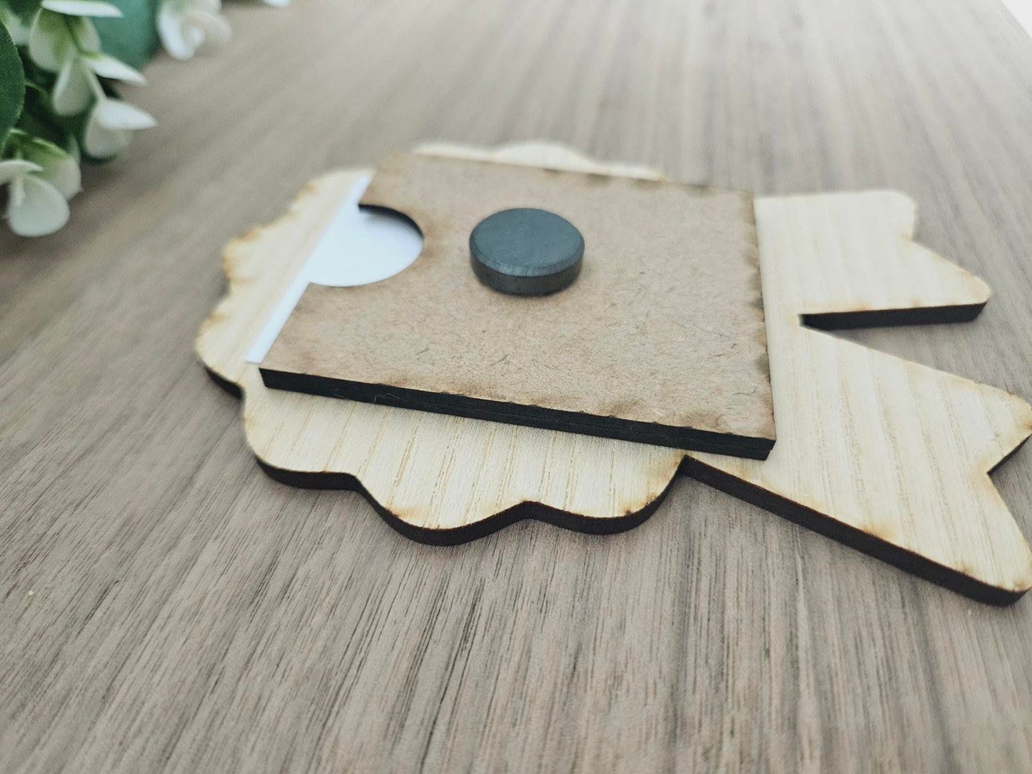 Worlds Best Grandpa Wooden Fridge Magnet
