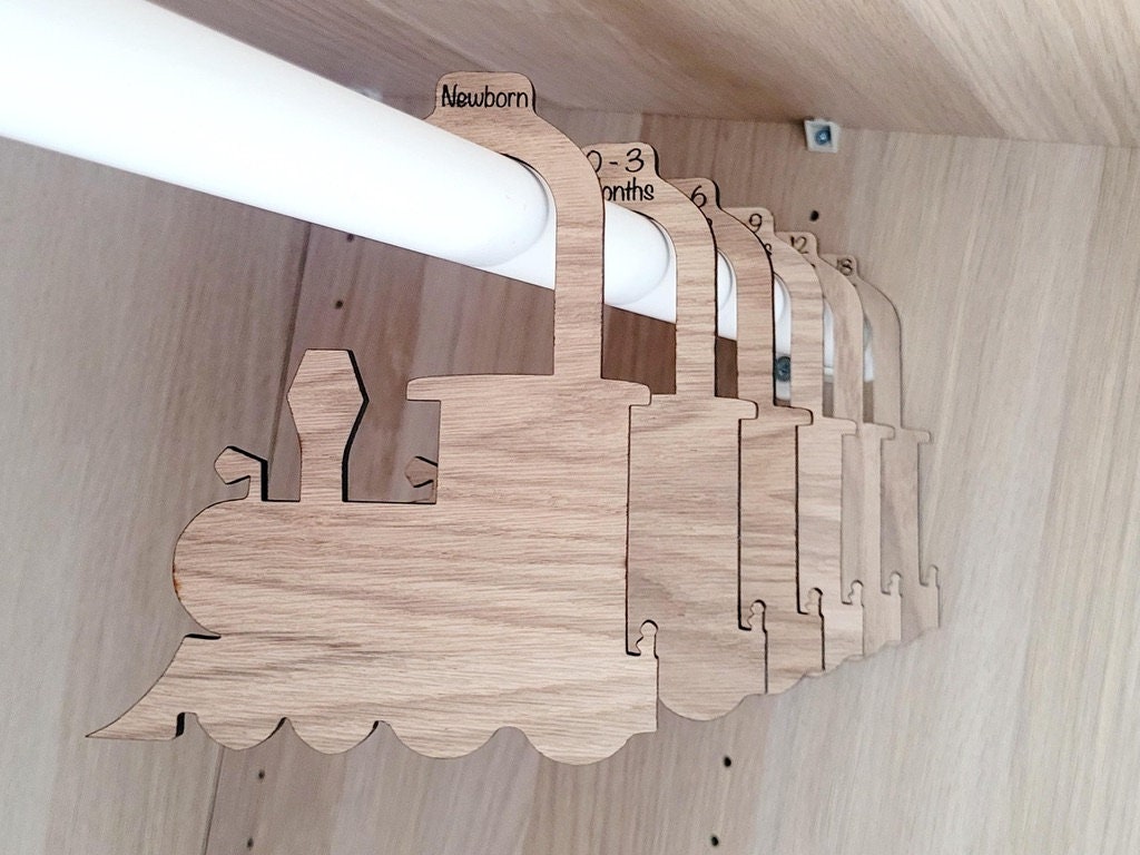Personalised Baby Hangers, Wardrobe Dividers