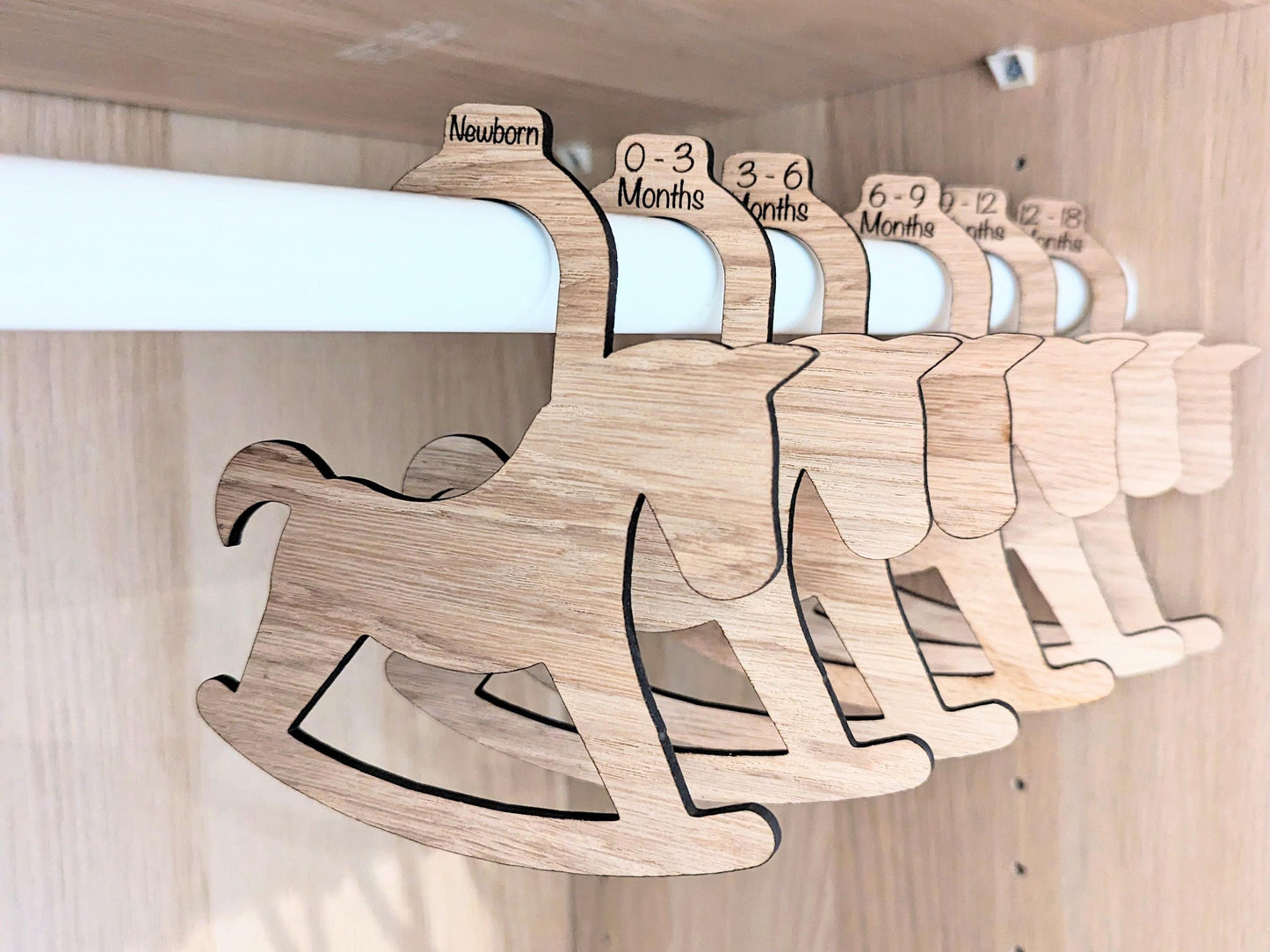 Personalised Baby Hangers, Wardrobe Dividers