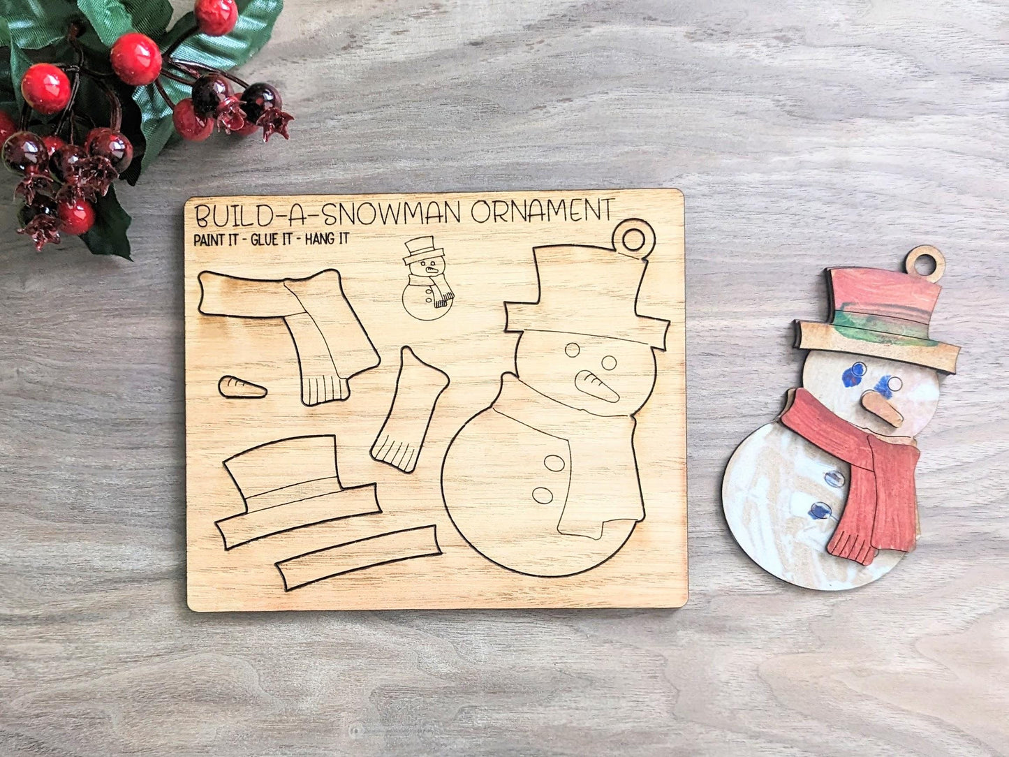 Paint Your Own Christmas Decorations Kit