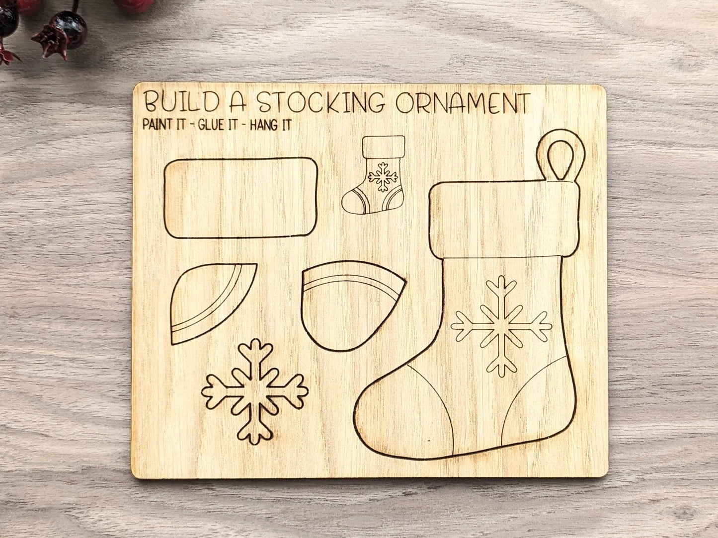 Paint Your Own Christmas Decorations Kit