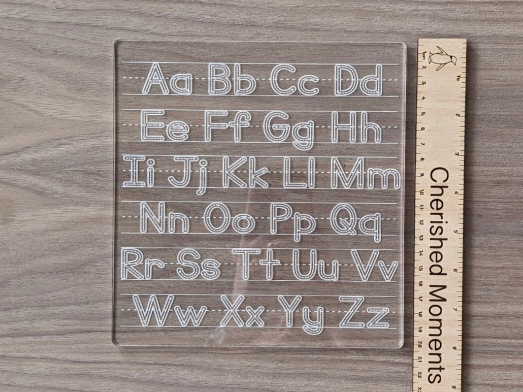 Personalised Alphabet Tracing Board, Kids Learn to Write