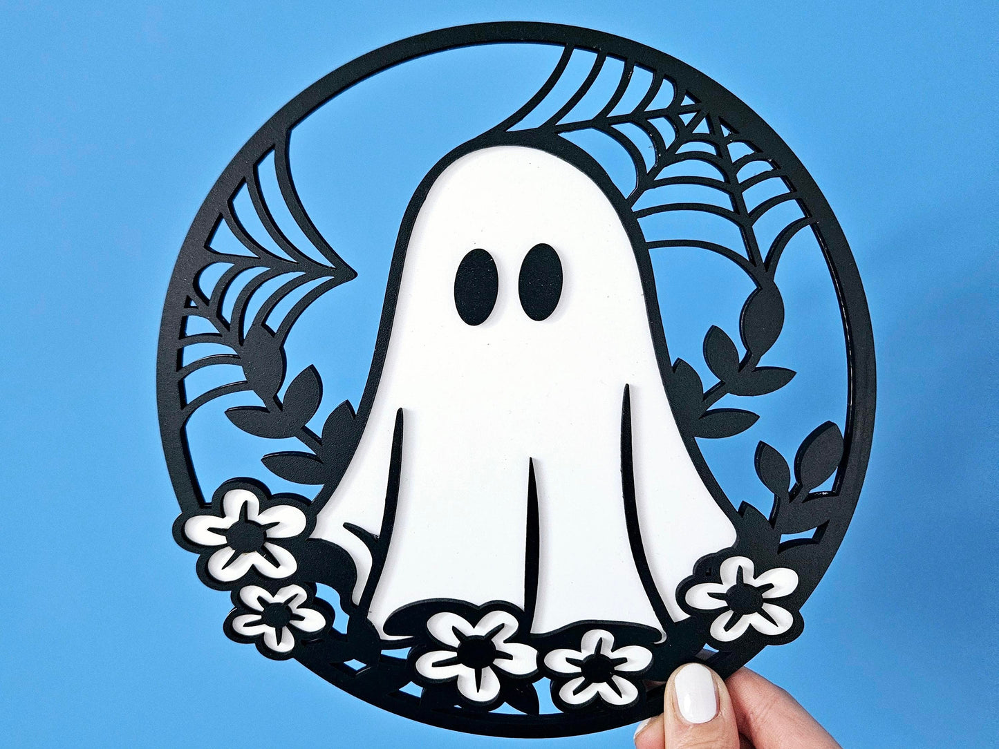 Skull Halloween Wall Art – Spooky Autumn Home Décor & Gift Idea for Her