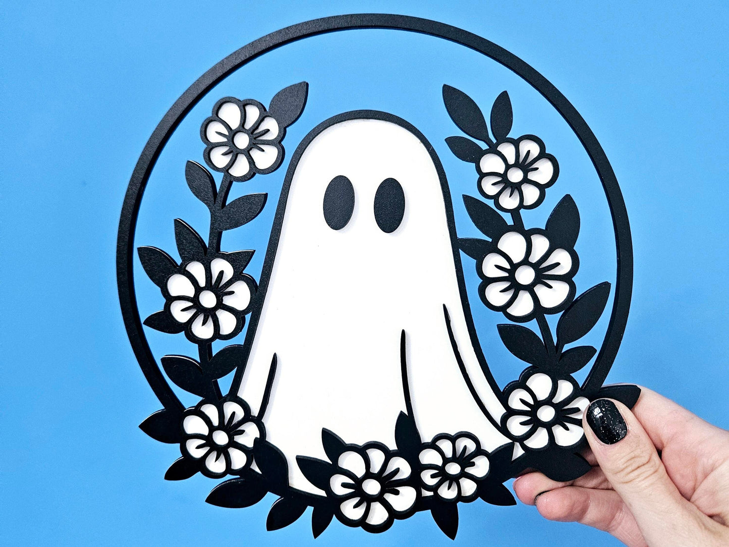 Skull Halloween Wall Art – Spooky Autumn Home Décor & Gift Idea for Her