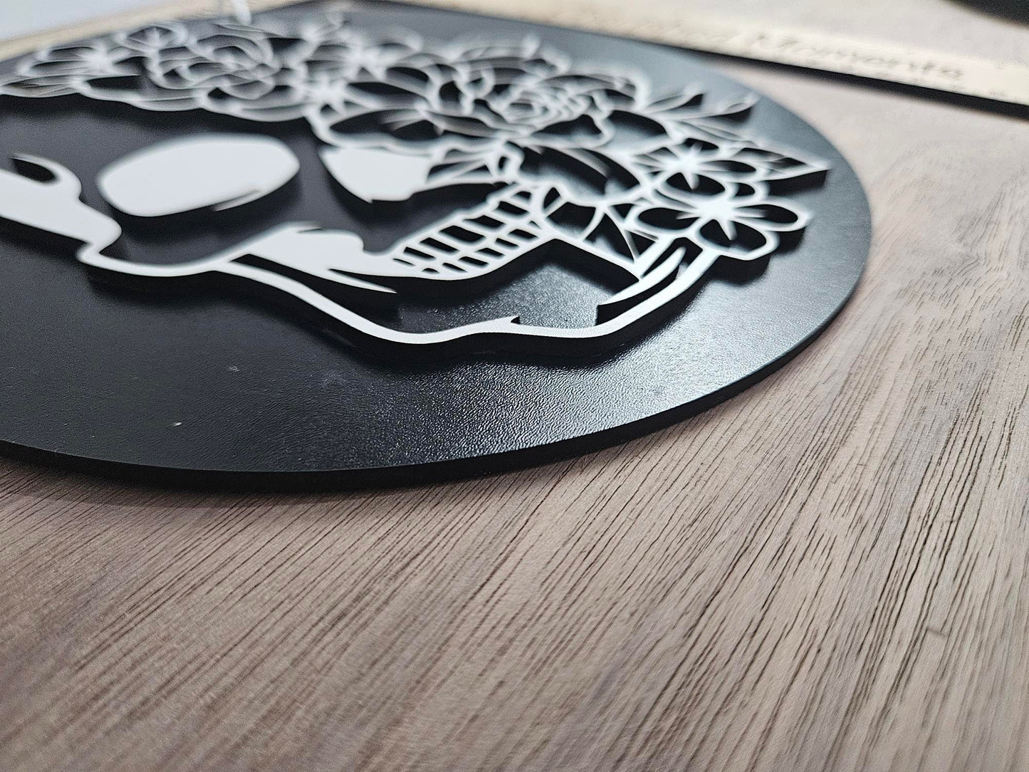Skull Halloween Wall Art – Spooky Autumn Home Décor & Gift Idea for Her