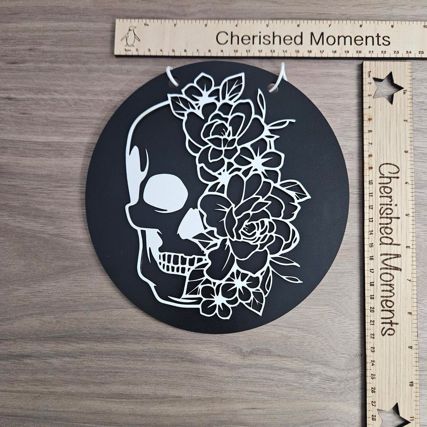 Skull Halloween Wall Art – Spooky Autumn Home Décor & Gift Idea for Her