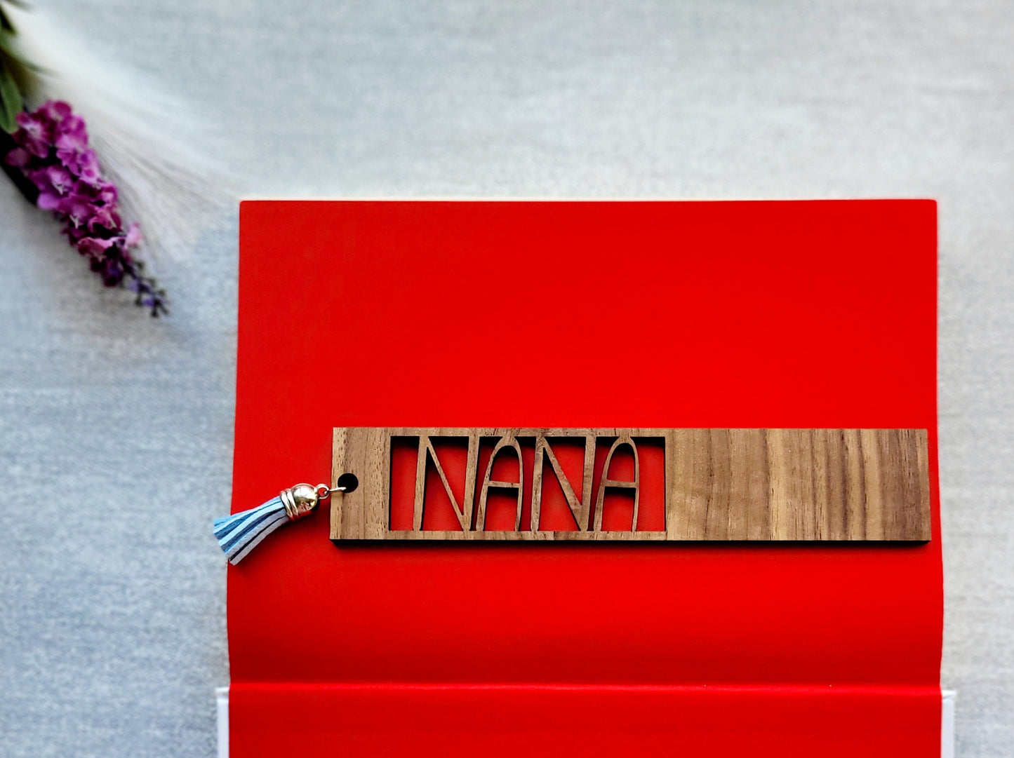 Personalised Nana Wooden Bookmark
