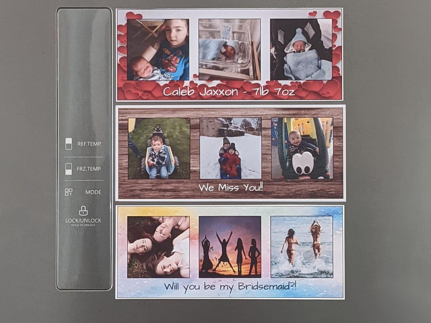 Personalised Fridge Magnet, Custom Photo Magnet