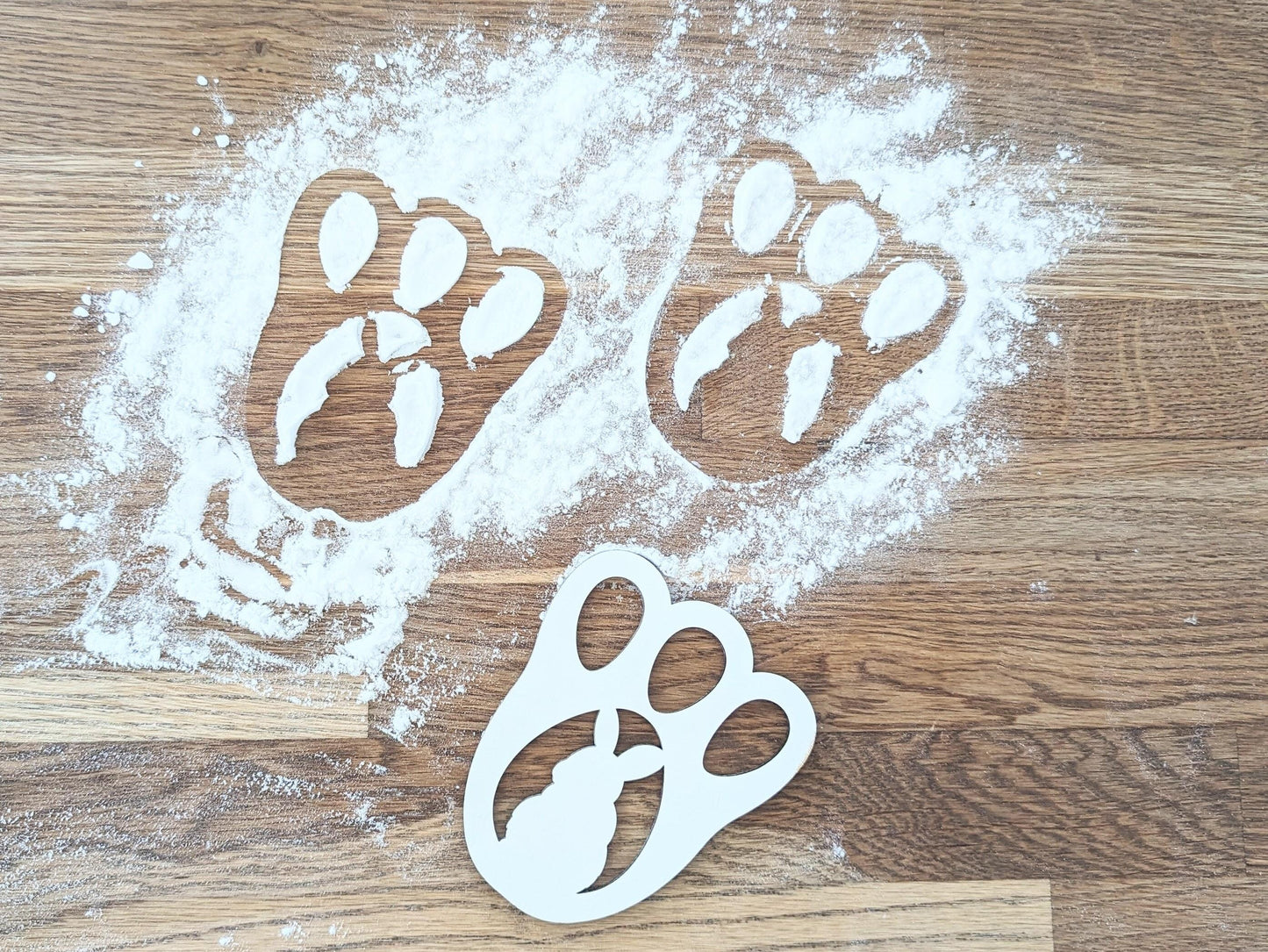 Easter Footprint Stencil, Bunny Feet, Bunny Tracks