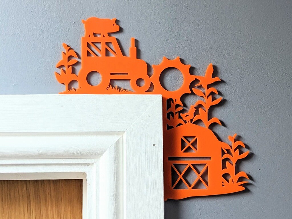 Dinosaur Door Corner Decor - Acrylic Wall Art for Nursery, Playroom, or Kids’ Room - Fun & Whimsical Corner Decoration