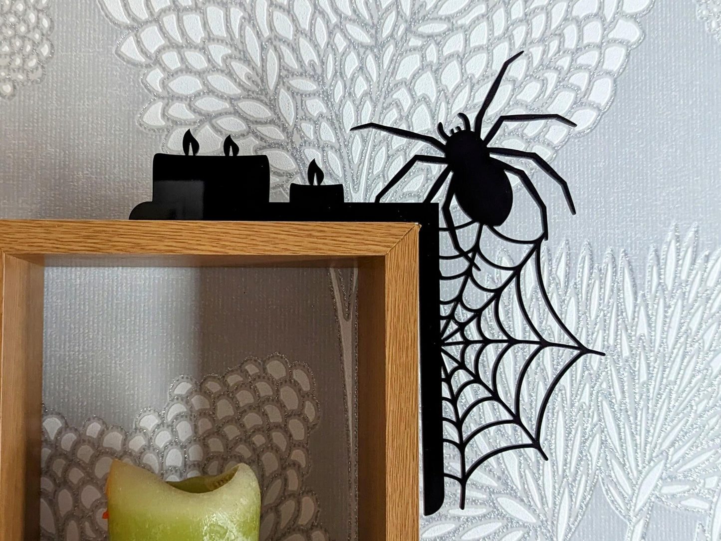 Spider Web Door Corner Decoration – Halloween Decor