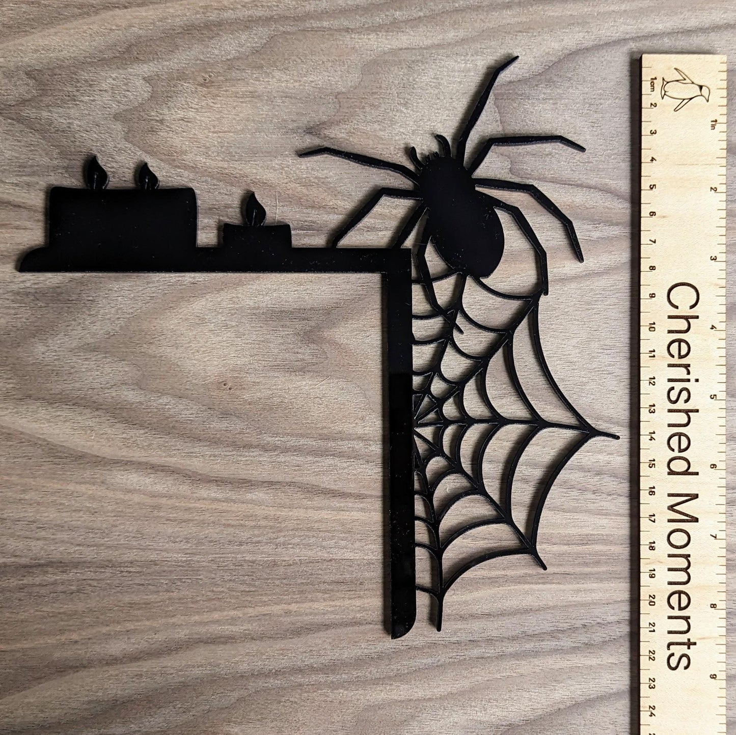 Spider Web Door Corner Decoration – Halloween Decor