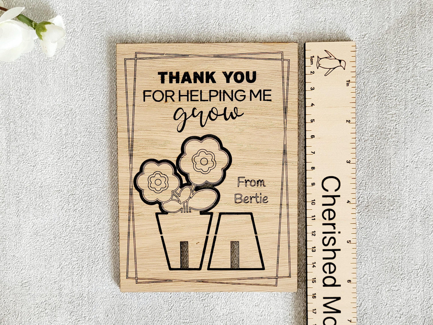 Thank You For Helping Me Grow Gift