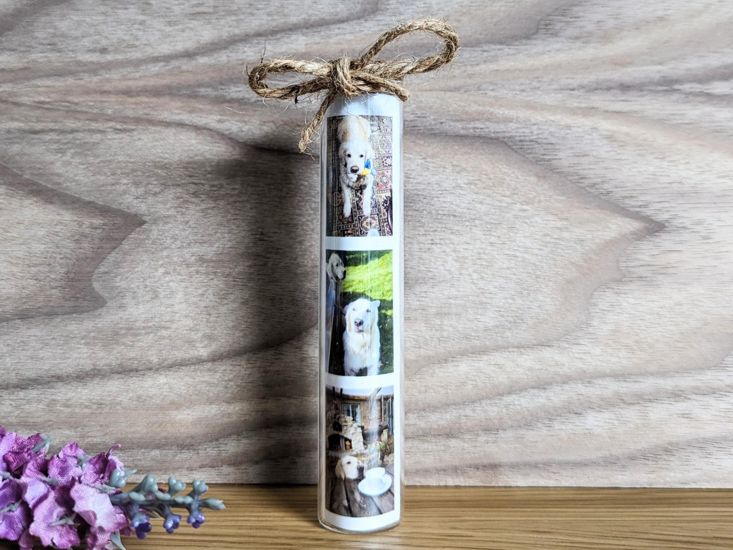 Mini Photo Jar – Personalised Picture Bottle, Small Gift