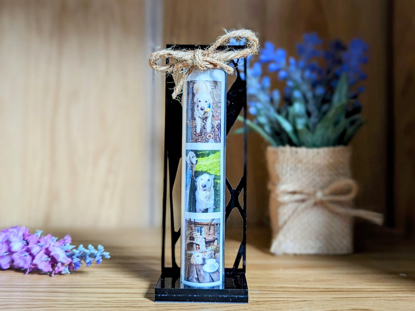 Mini Photo Jar – Personalised Picture Bottle, Small Gift