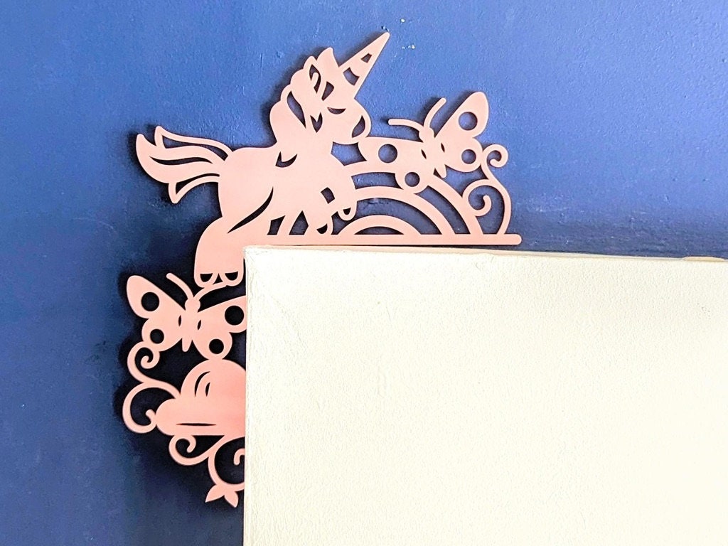 Fairy Tale Corner Decor – Magical Unicorn, Mermaid, Dancer, and Castle Acrylic Ornaments for Door Frames & Shelves | Whimsical Nursery & Playroom Accent