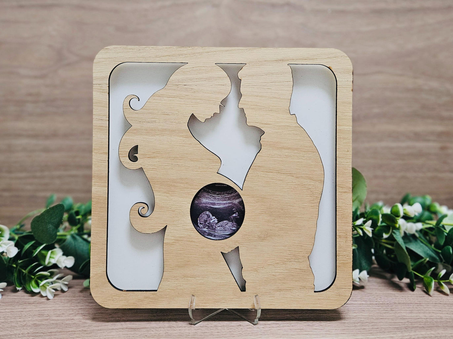 Personalised Baby Scan Photo Frame, Ultrasound Holder, Sonogram Picture Frame