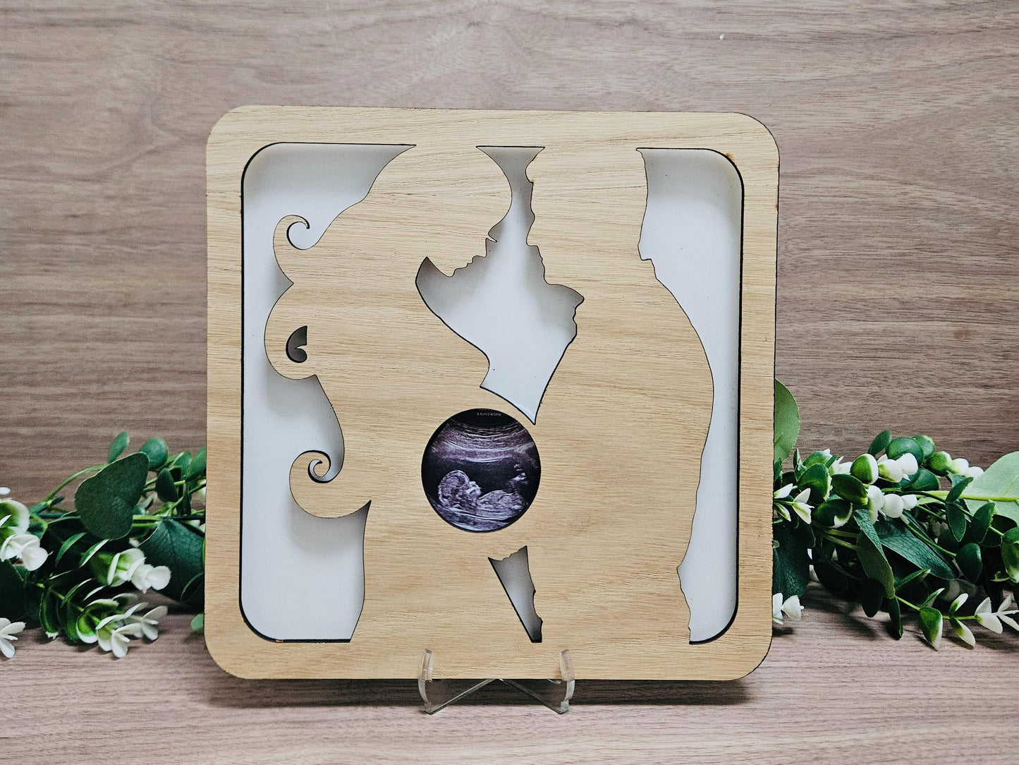 Personalised Baby Scan Photo Frame, Ultrasound Holder, Sonogram Picture Frame