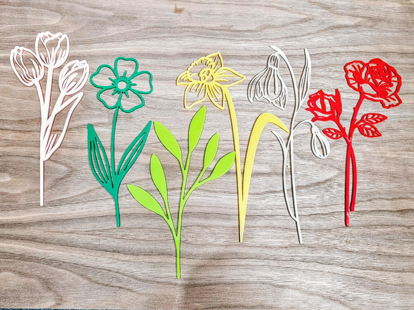 Flower Stems, Forever Flowers, Spring Tulip Decor