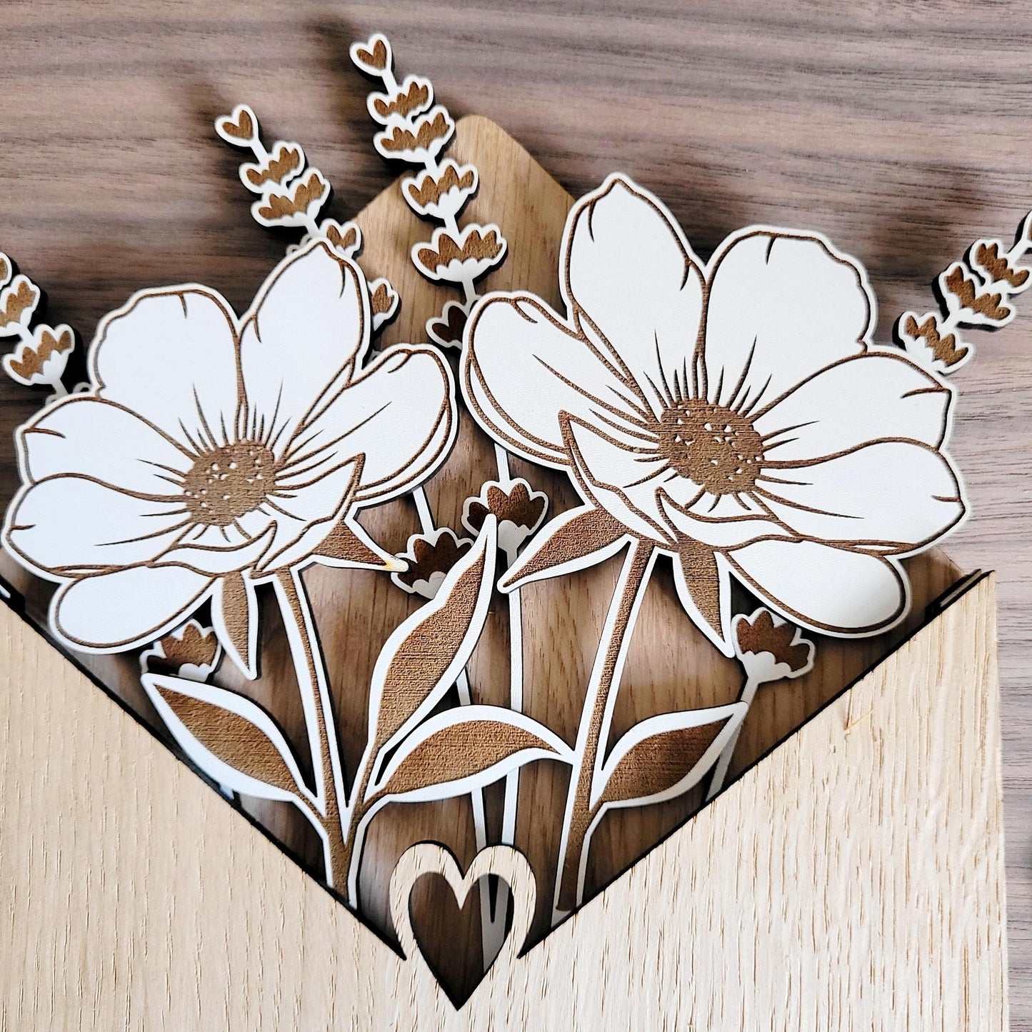Personalised Wooden Floral Gift – A Thoughtful Keepsake for Any Occasion!