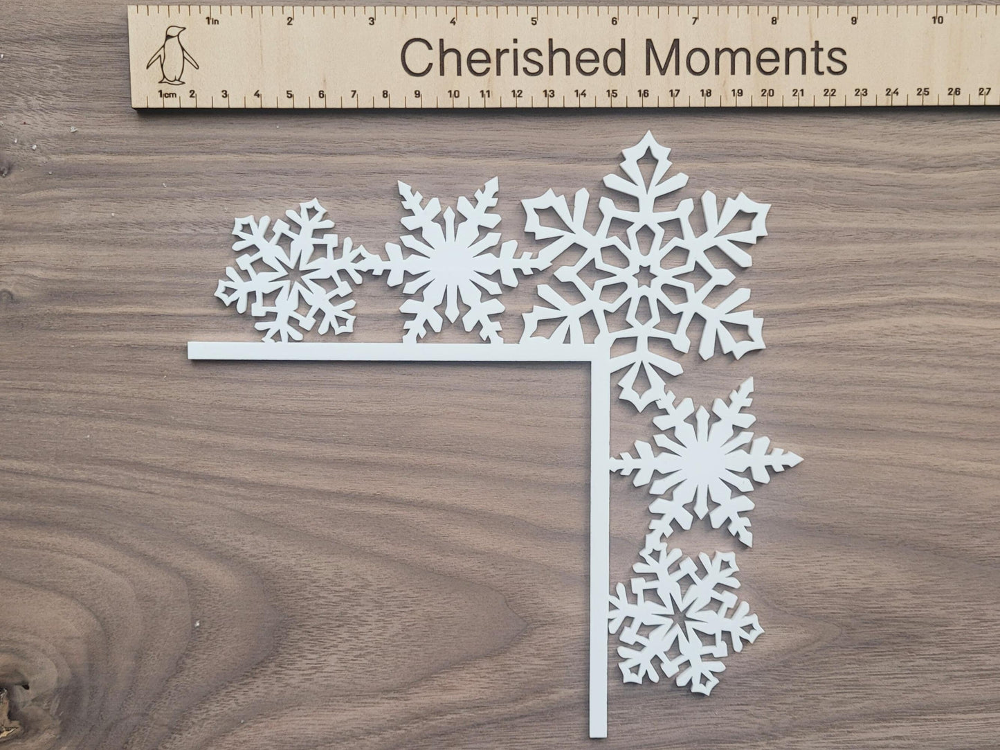 White Snowflake Christmas Door Decoration