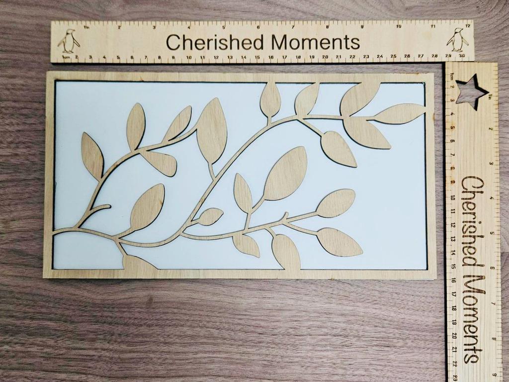 Personalised Wooden Family Tree Plaque – Custom Family Keepsake with Stand, Heart Tokens, Unique Gift