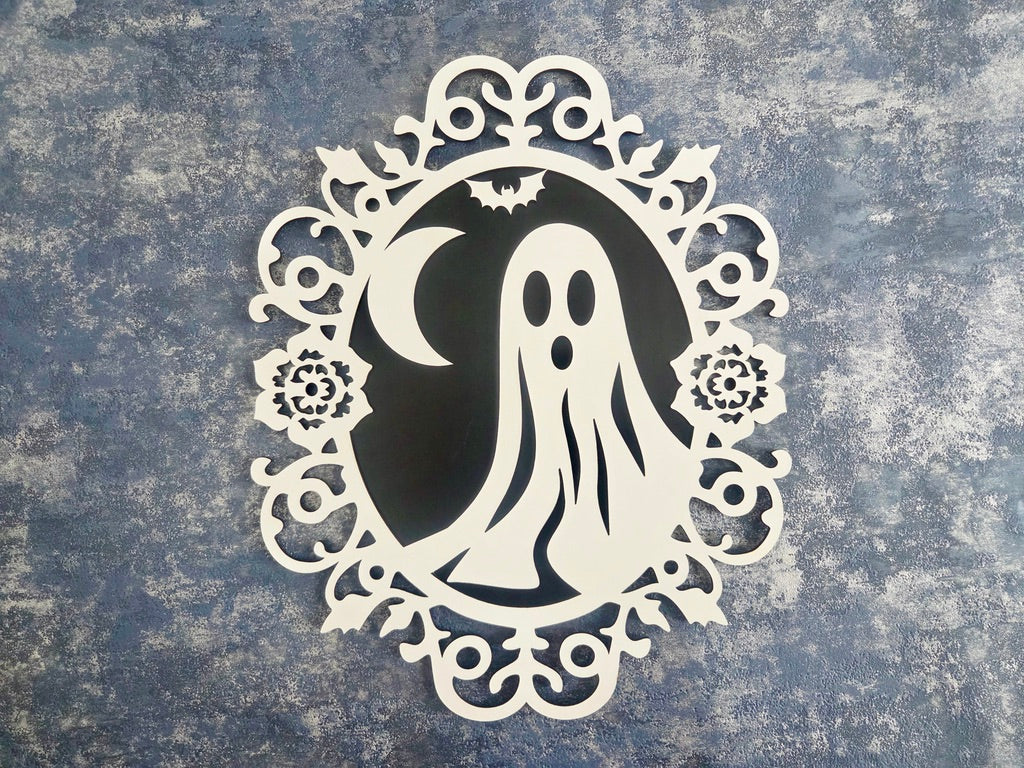 Halloween Wall Art – Gothic Pumpkin or Ghost Sign