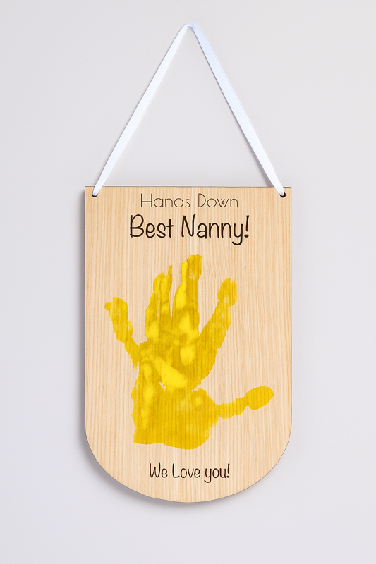Personalised Handprint Art – Gift for Nanny, Grandma or Mum