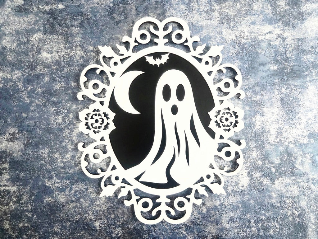 Halloween Wall Art – Gothic Pumpkin or Ghost Sign