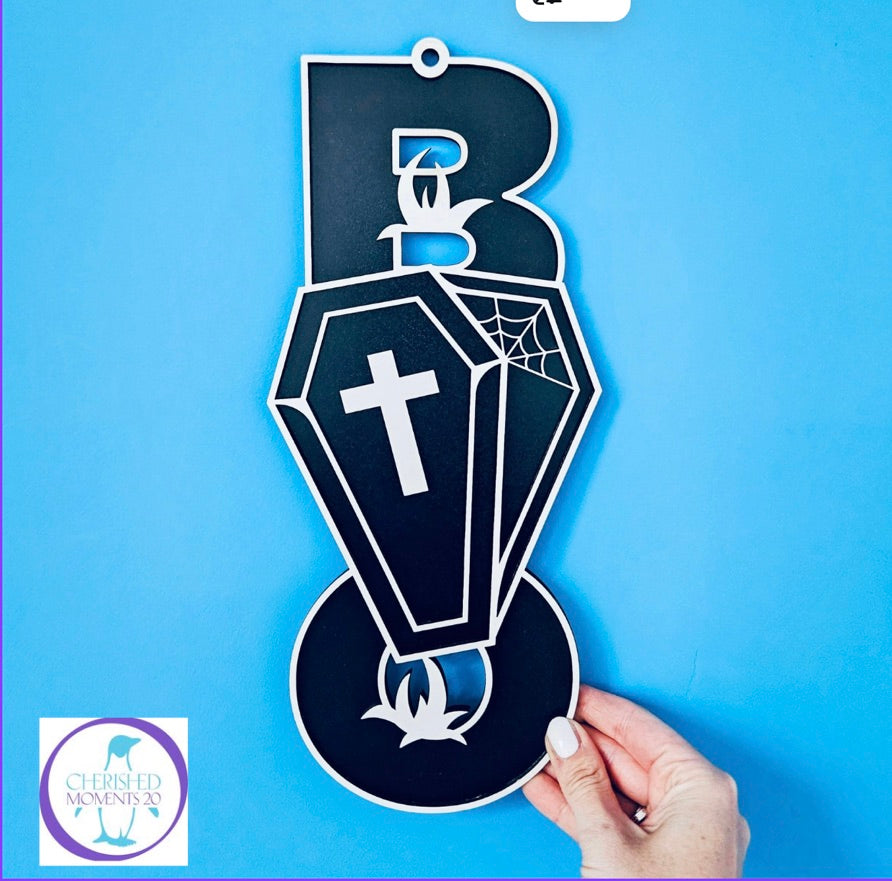 Boo Halloween Wall Decor – Spooky Hanging Art