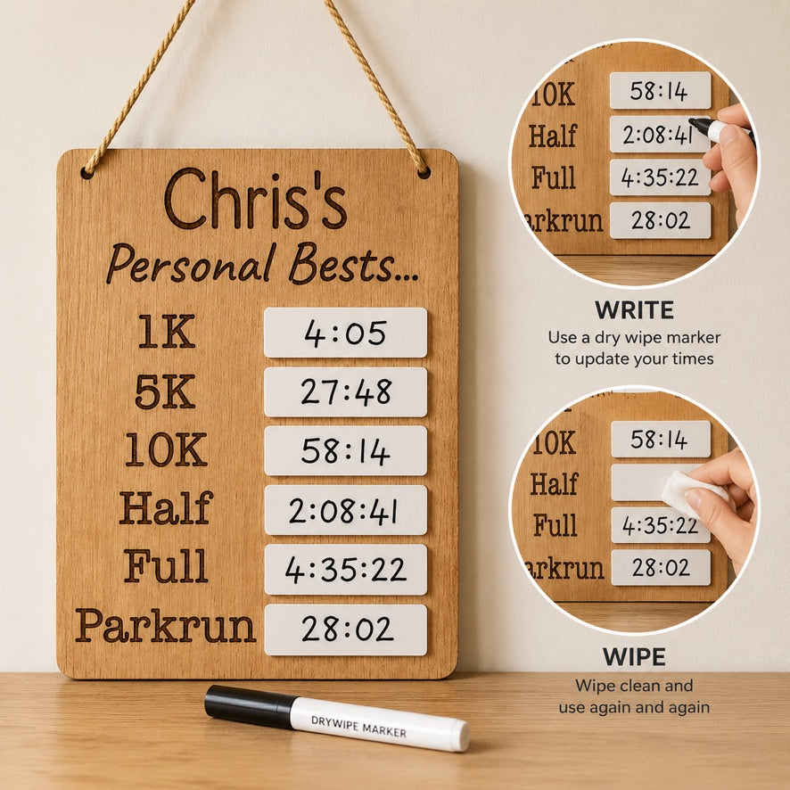 Personalised Running PB Boar