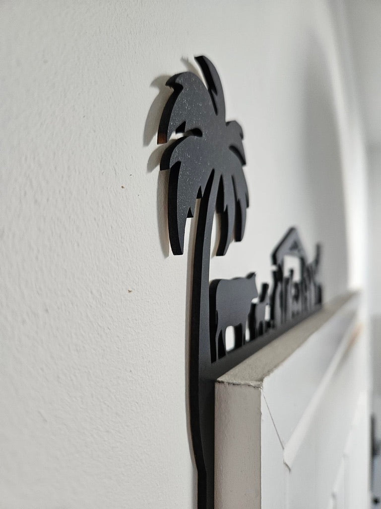 Personalised Door Trim Decoration