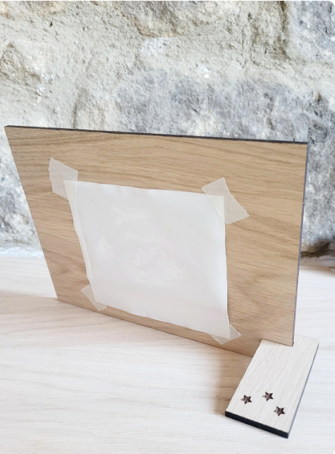 Personalised Pregnancy Announcement Frame – Ultrasound Photo Holder