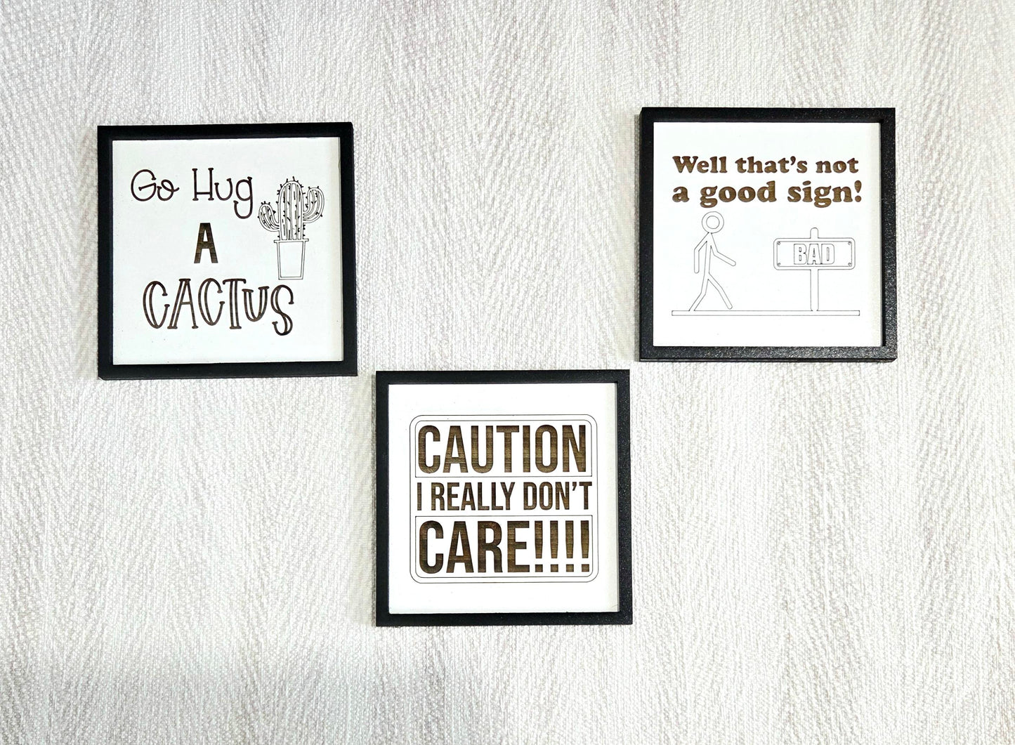 Funny Wooden Wall Signs – “Adulting 1 Star” & “Welcome, We Hope You Brought Wine” – Home Bar & Office Decor, Gift for Wine Lovers