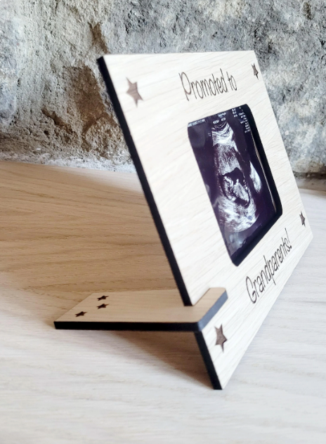Personalised Pregnancy Announcement Frame – Ultrasound Photo Holder