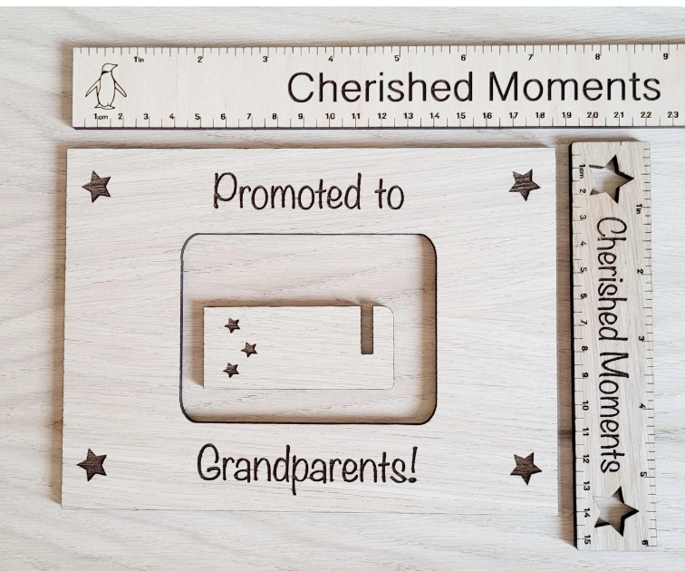 Personalised Pregnancy Announcement Frame – Ultrasound Photo Holder