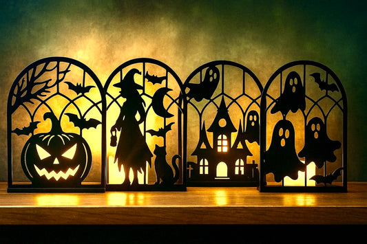 Spooky Halloween Candle Holder