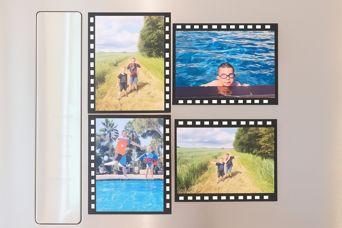 Personalised Photo Film Strip Magnet – Custom Gift for Fridge, Locker or Bookmark