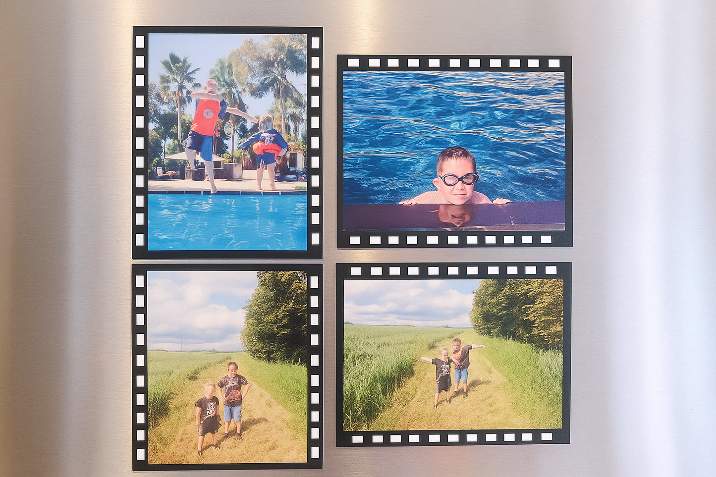 Personalised Photo Film Strip Magnet – Custom Gift for Fridge, Locker or Bookmark