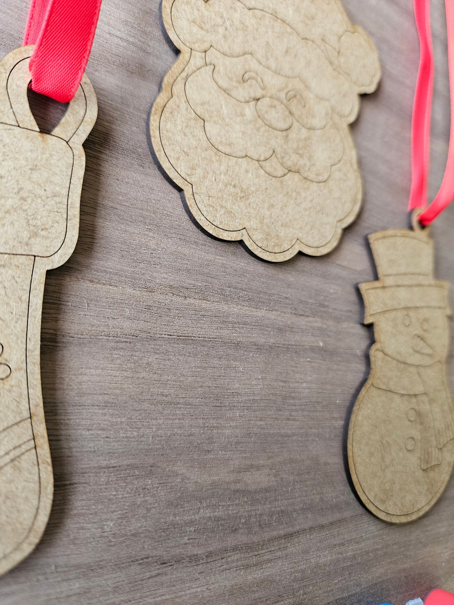 Paint Your Own Christmas Decorations, DIY Ornament Craft Kit for Kids, Christmas Eve Box Idea, Stocking Filler, Holiday Activity
