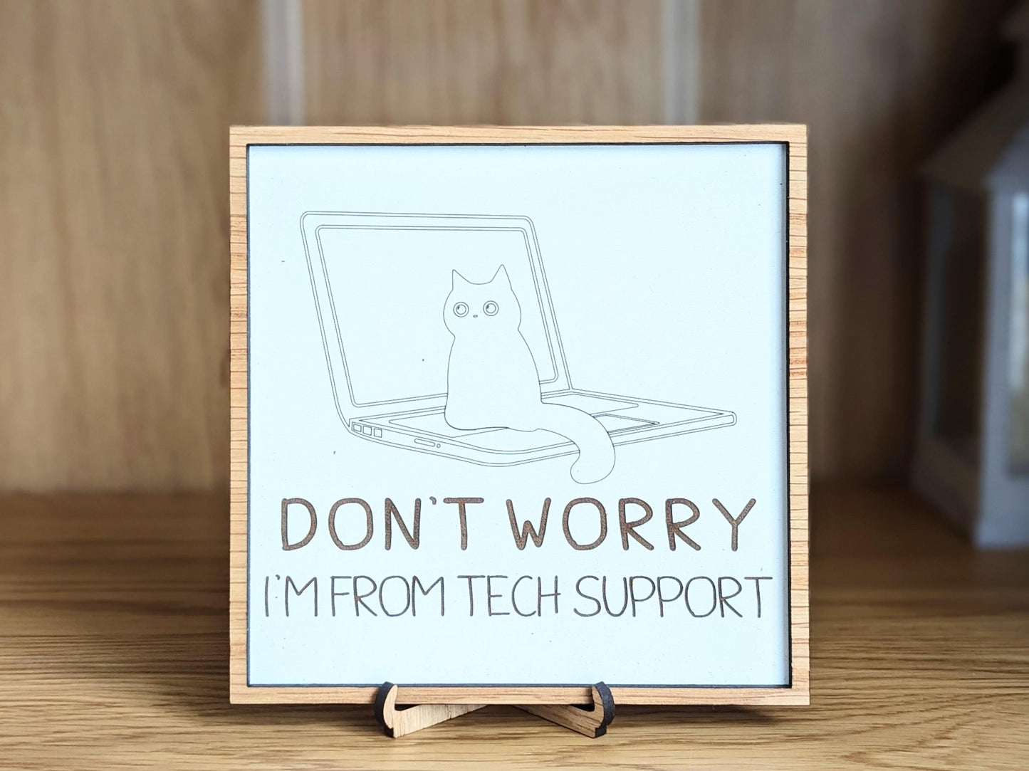 Cat Office Decor, Funny Cat Gift for Cat Lover, Desk Decoration