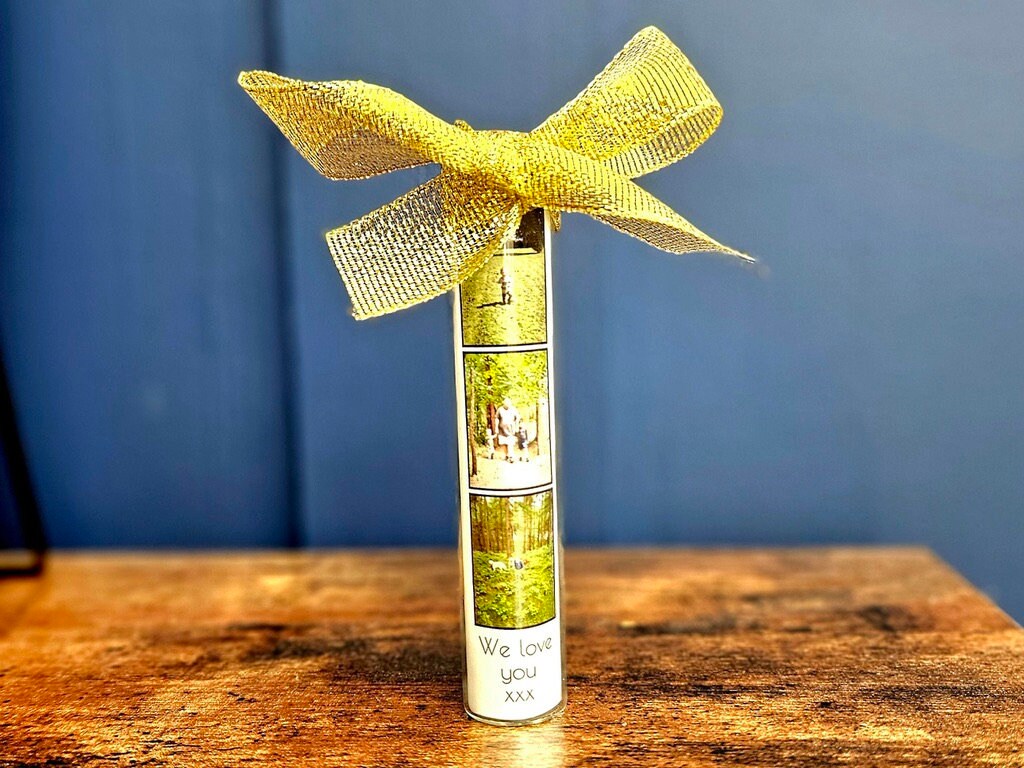 Personalised Photo Jar – Mini Picture Keepsake, Thoughtful Gift