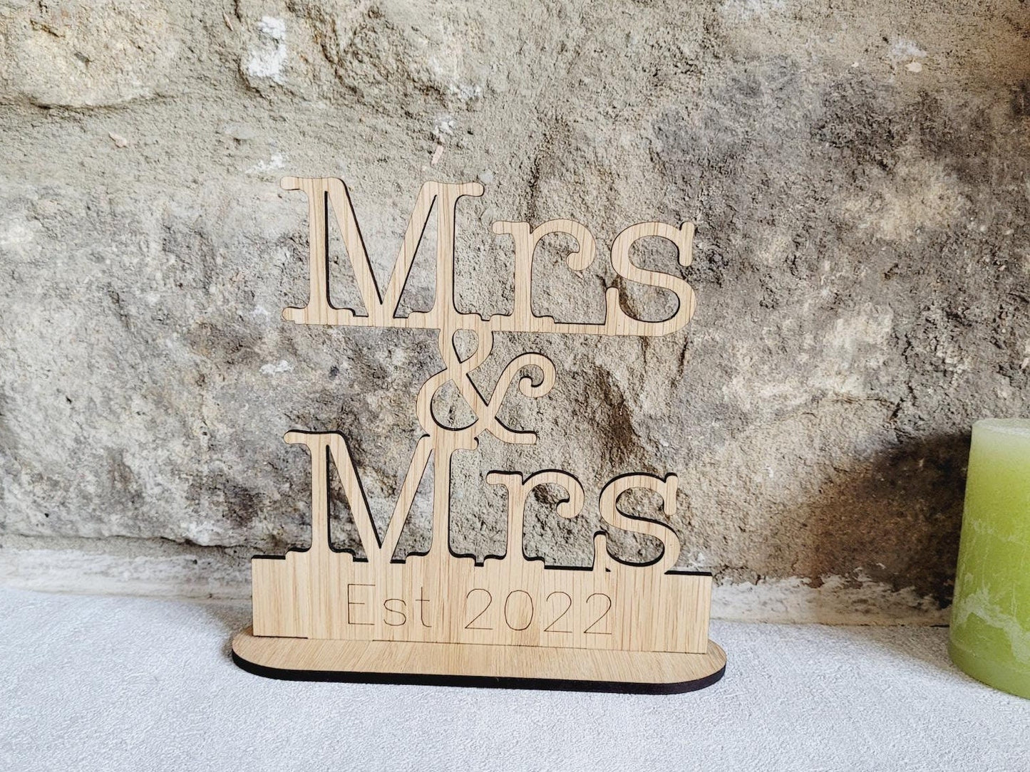 Mrs and Mrs Sign, Bride and Bride Gifts