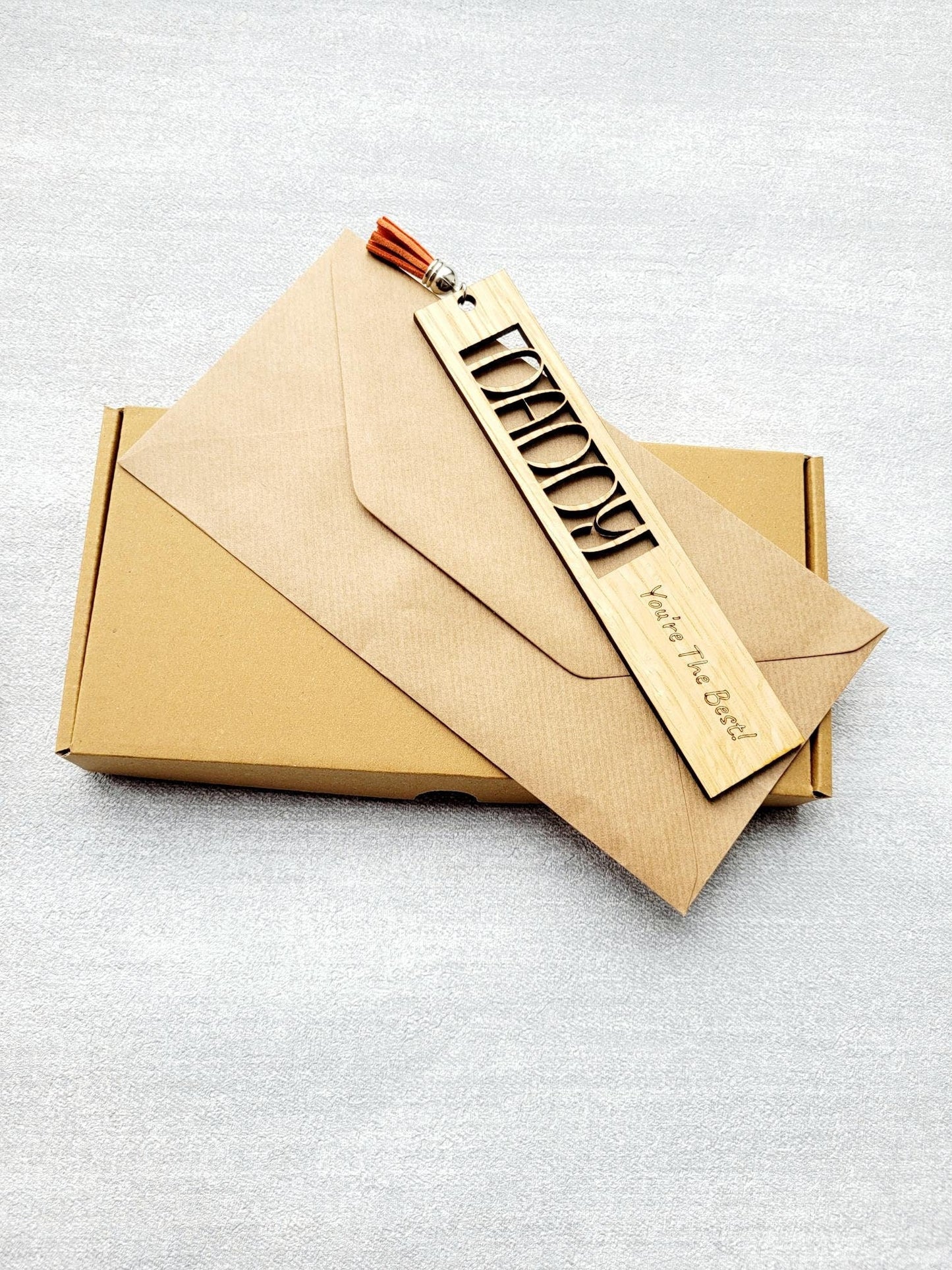 Grampy Bookmark, Personalised Wooden Bookmark